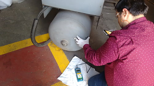 Inspeção nos Compressores
